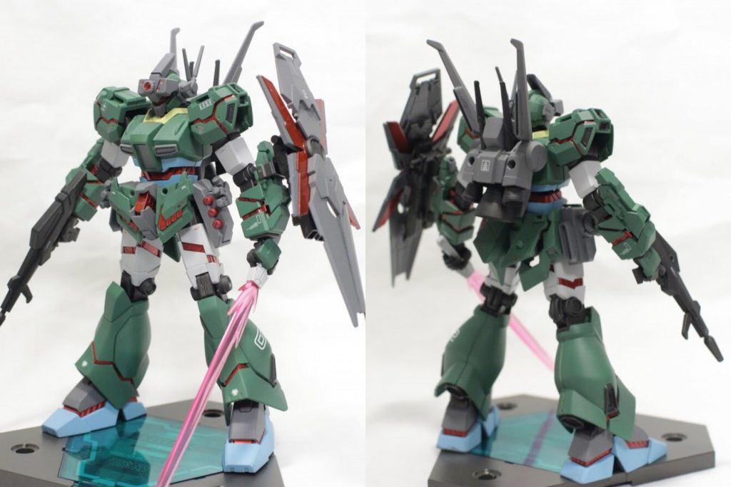 装甲パージ後の覚醒状態として別にNT-D形態を制作しました。ジェガンにNT-Dとかロマンでしょ??はじめての筋彫り&エナメル割りでしたがしばらくやりたくありません()