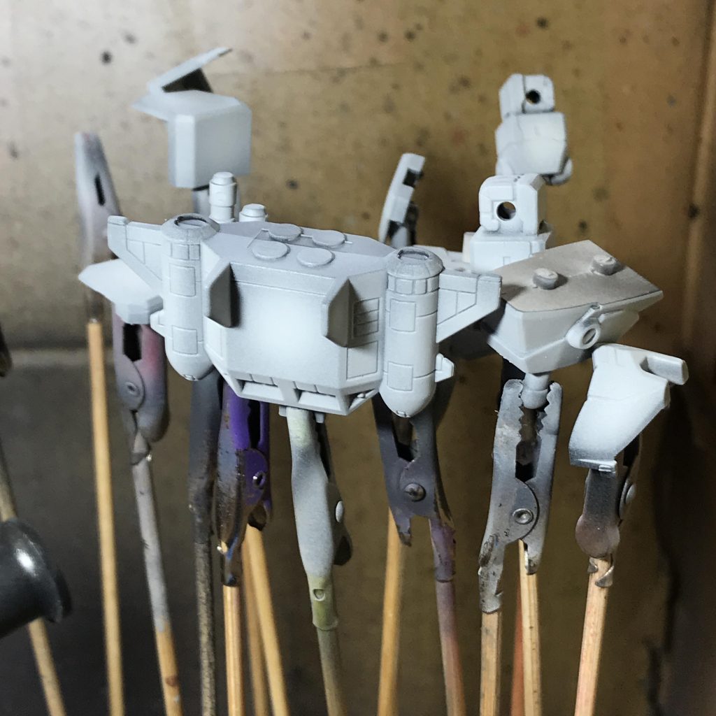 黒立ち上げからの白。