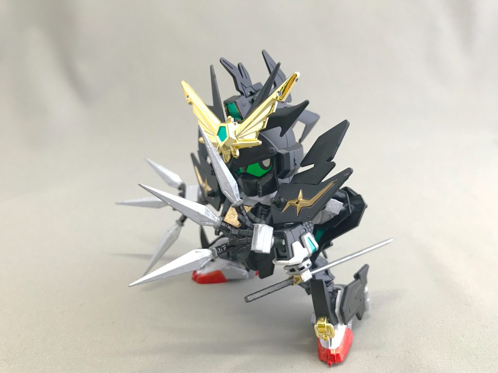 武者形態
このクナイの持たせ方がお気に入りです