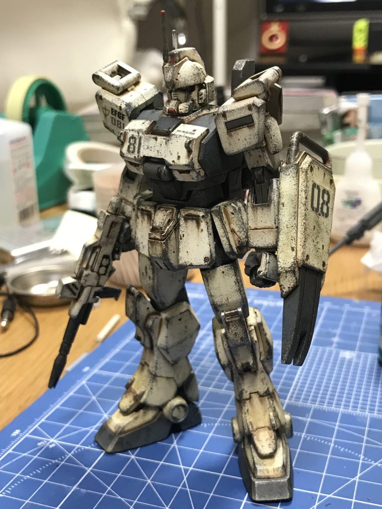 下から順に汚れを追加していきました^_^