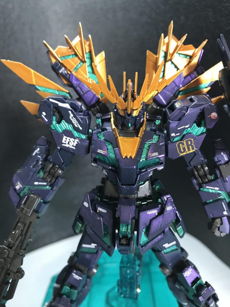 RG バンシィノルン 覚醒&パール、メタリックカラーリング–2枚目/制作者:モルガナ