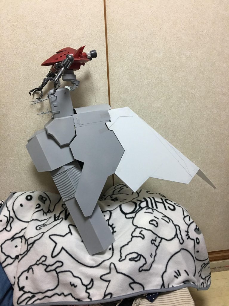 お尻が出来ました。