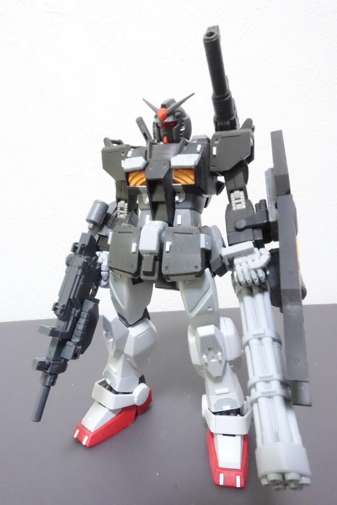 塗装前。ざっくり改造ポイントがわかります。