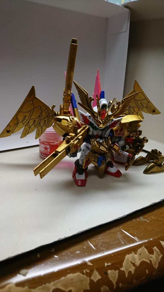 金色の羽衣装備