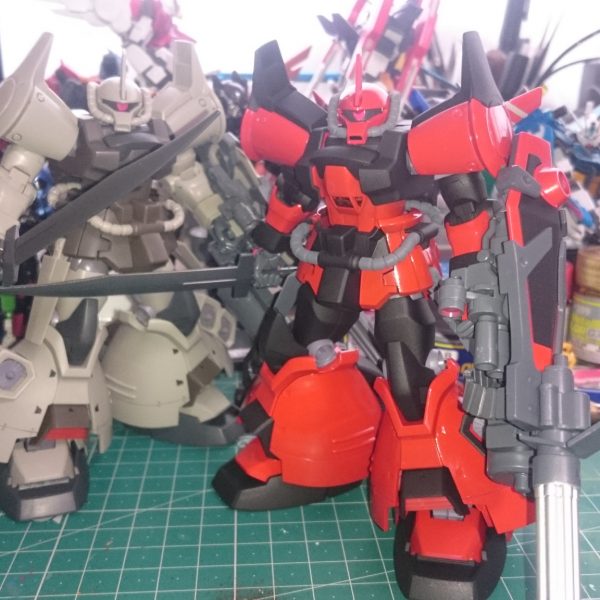 HGUCグフフライト(ノーマルと塗装)