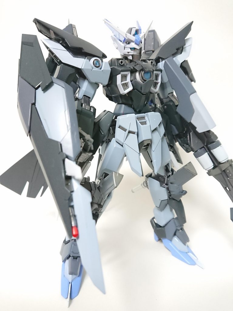 1/100フラッグやHG00系のパーツを移植