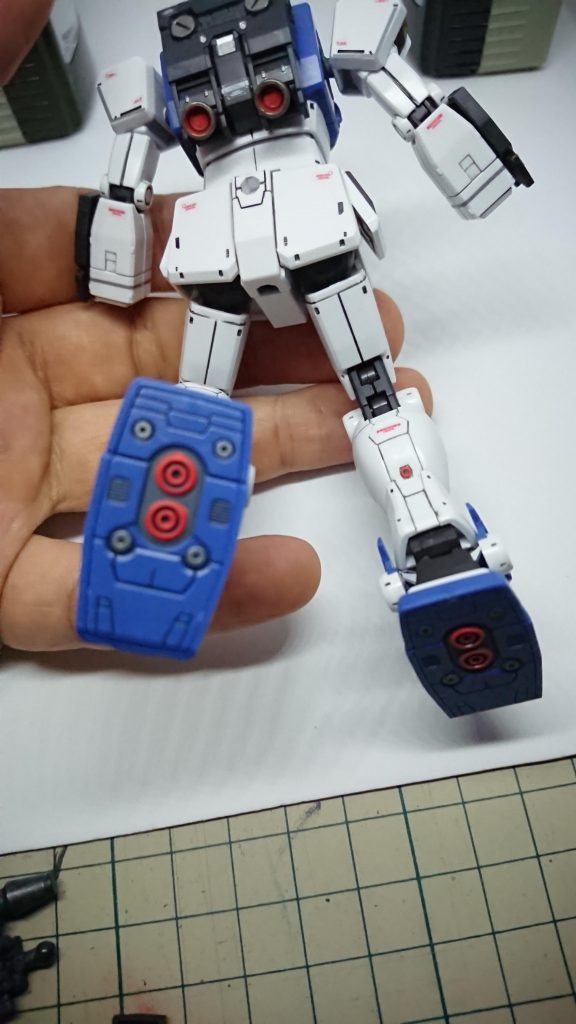 足裏部分も情報量増やすために塗装してあります。