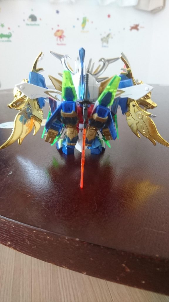 龍モチーフなので武者ストライク劉備のソードが良い感じになったかと思います。