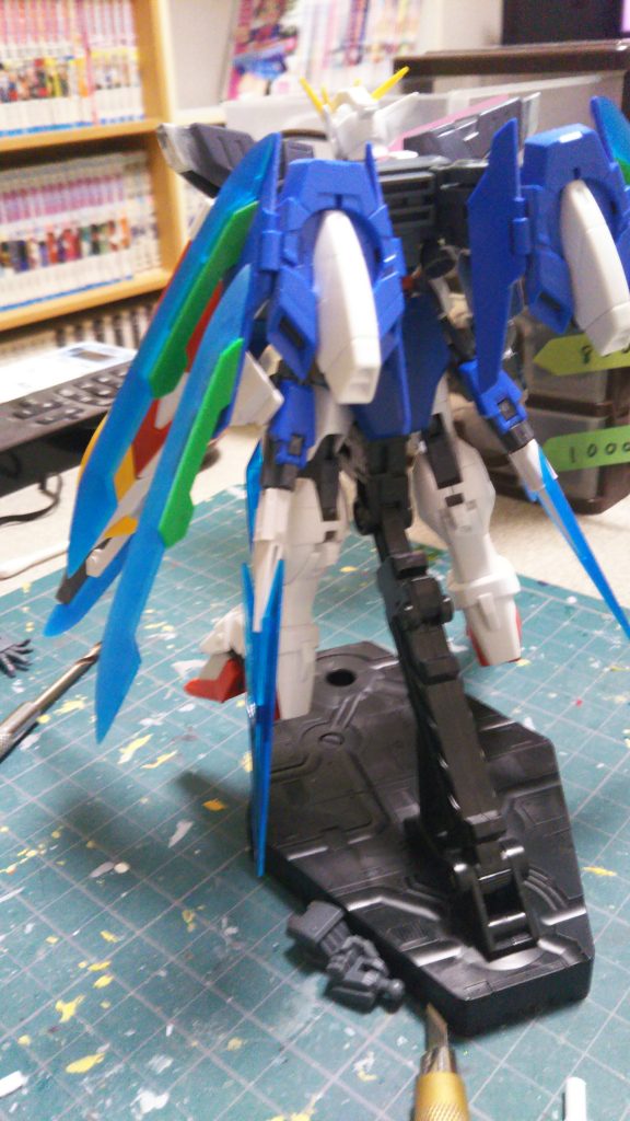 大きな変更点としてバインダーをダブルオーダイバーの物に変えてシアクアンタのパーツも追加