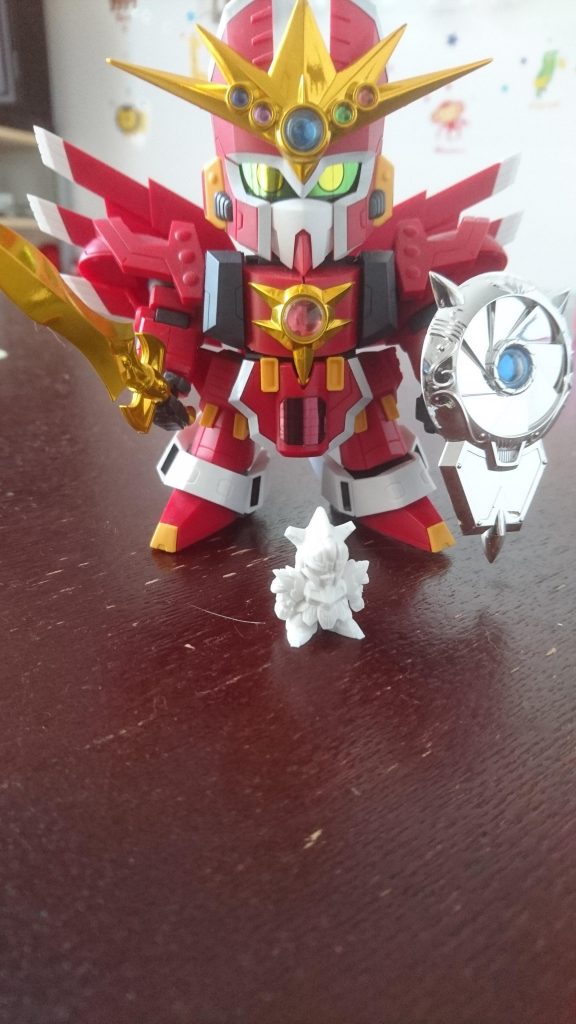 機甲神エルガイヤーとネオガンダム。旧キットより細かな部分も再現されています。
新旧超機甲神ガンジェネシス、ガンジェネシスR、闇機甲神ガンジェノサイダーは後日アップしたいと思います。