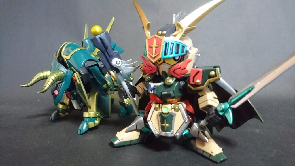 その正体は異世界『スタ・ドアカ』から転移してき“法術騎士バスターガンダム”
落雷と共に天宮に現れたバスターは“未”に魅いられ、『羊戯の殻未呈』となったのだ！！