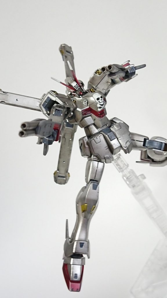 胸部ガトリングと頭部バルカンに銃口入れようかと思いましたが失敗しそうだったんで無しに