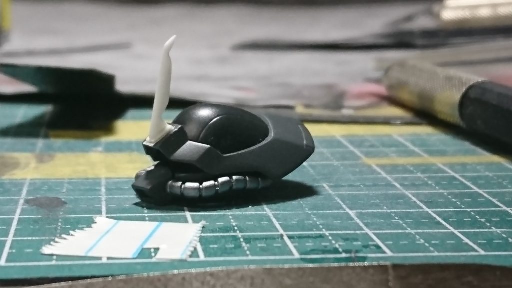 その後角を無くすと言うトラブルもあり角パーツを自作致しました。