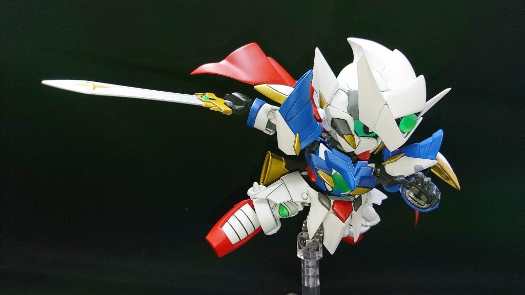 アクションポーズ用に膝を曲げた状態のスネパーツを別途製作