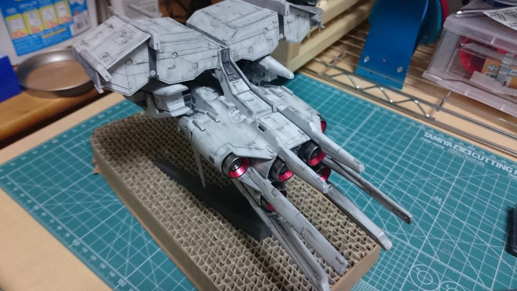 ウェザリング中の後ろ