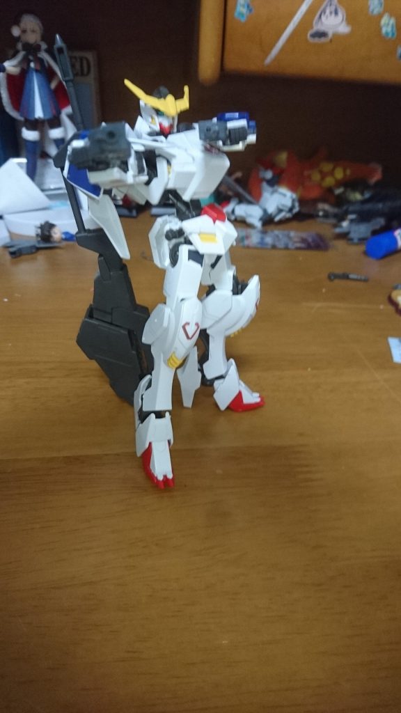 ビームピストルをビームショーティーライフル風に持たせてみました！これが実弾でも良さそうな感じです！