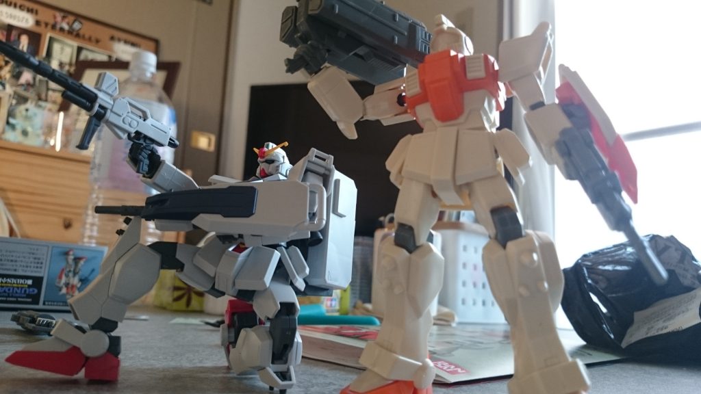 旧キット陸ジムと一緒に作りました