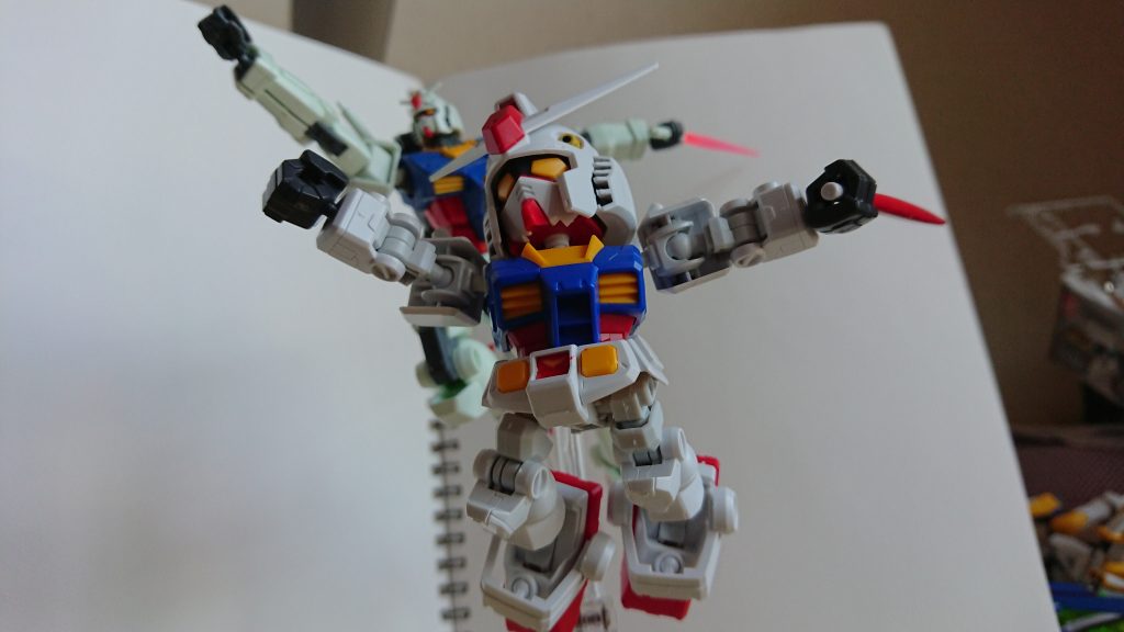 ザクを斬るシーンも結構できる