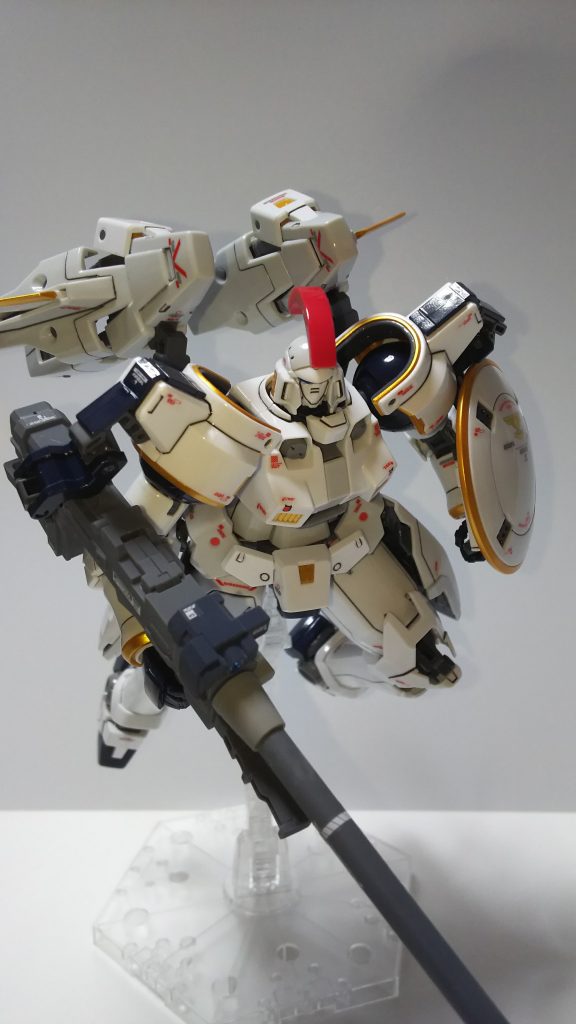 パッケージイラストのポーズ
実はこの時、ドーバーガン干渉して肘のクリア剥げました(-ω-;)