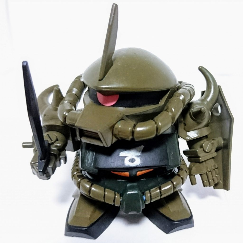 胸にはヤーコブ隊のマーク…入れたんだけど、頭をつけるとほぼ見えないというね。トホホ…