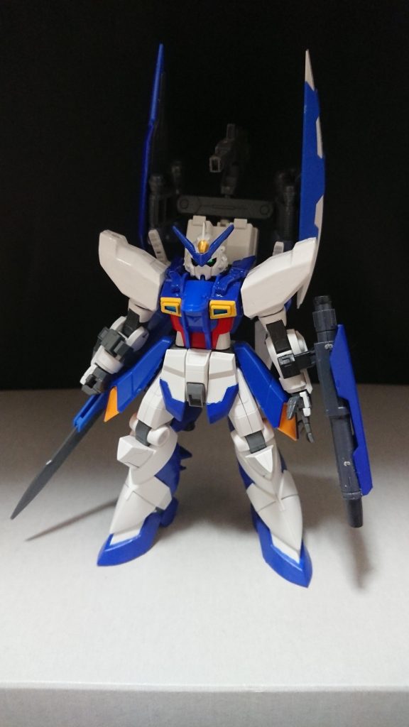 機体名：Gムラサメ・セカンド

[武装]２連装ビームライフル付きシールド
頭部バルカン、胸部バルカン、プロトGNソード、GNブレイド×２、小型キャノン(シヴァ)、着脱可能シールドブースター×２、となっている。

[総合スペック]1.0～13.0の内
7.5と断定。

機動力が向上し一時的な空中飛行が可能となった、追加された武装は決め手に欠けるがより安定した立ち回りが出来るようになった。
小型キャノンはシヴァの内部構造を変えた物で威力はかなり低いが発射速度が早く反動が小さい為扱いやすい武器となってる。
着脱可能シールドブースターに搭載されたブースターのおかげで安定した空中飛行が可能となってるが敵の隙を作る為や自分を攻撃から守る為に前方へ射出させる事が出来る(シールドブースターを飛ばす行為は頻繁にやっている)。
GNブレイドは基本携帯してるだけで使用する事はあまりない、プロトGNソードが使えなくなった場合か窮地に立たされた状態でもないと自ら使用しない。

戦果
禍々しいキマリスを撃破(後に紹介予定)
ツインバエルの撃破に貢献(後に紹介予定)