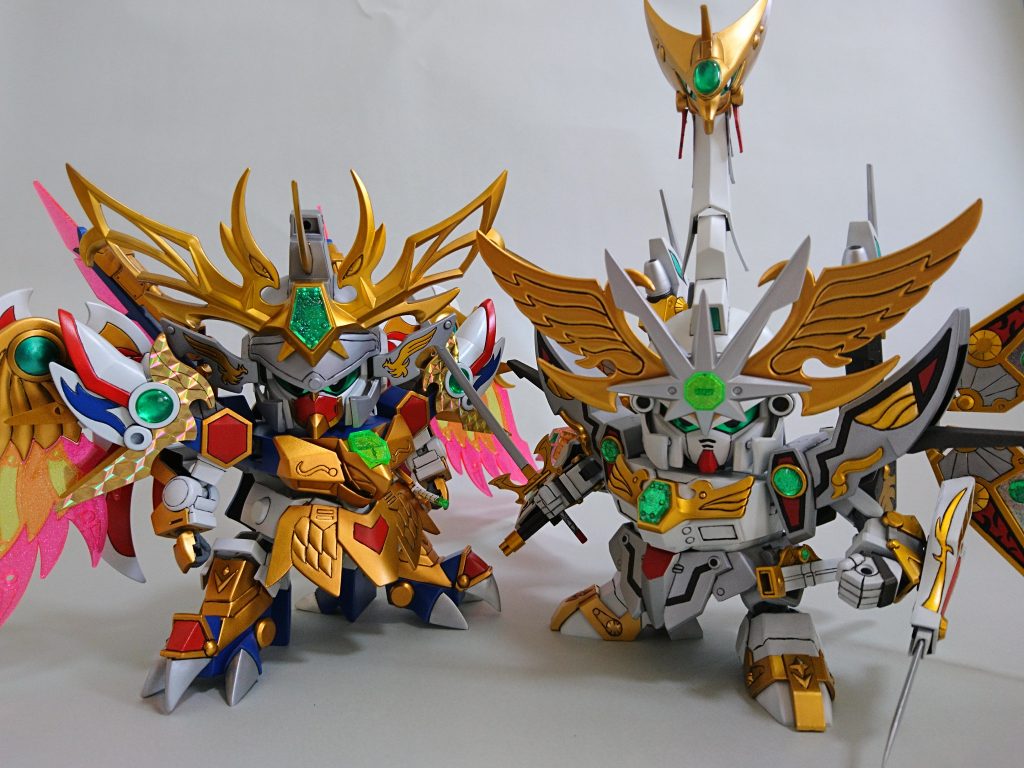 パーツ交換その2。武威凰の兜も意外と似合うと思いました。