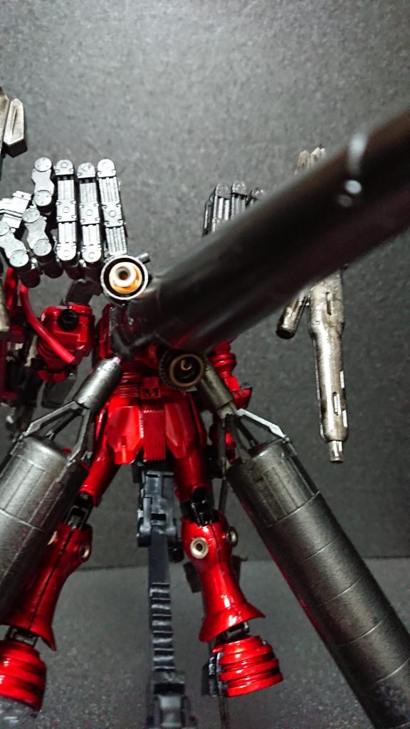 各部バーニアにはメタルパーツを採用。
ちなみに土星エンジンの欠陥は改善していないので、負荷をかけると爆散します(笑)