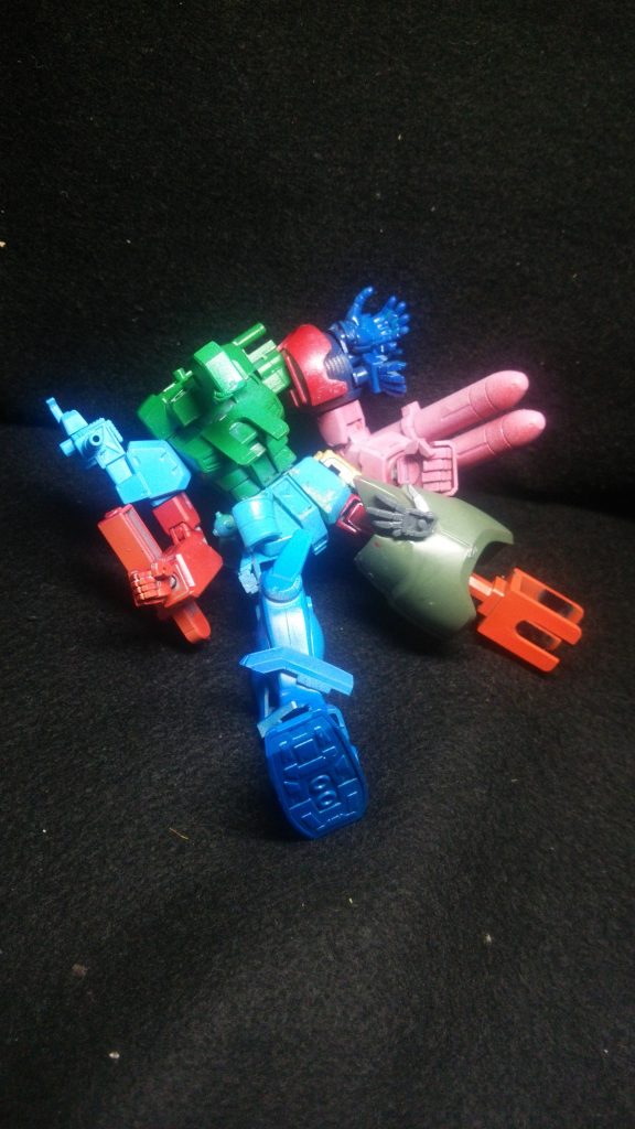 ガンダムの世界観的に考えたらジャンク屋が寄せ集めで作った作業用MSを武装させたってところでしょうね。