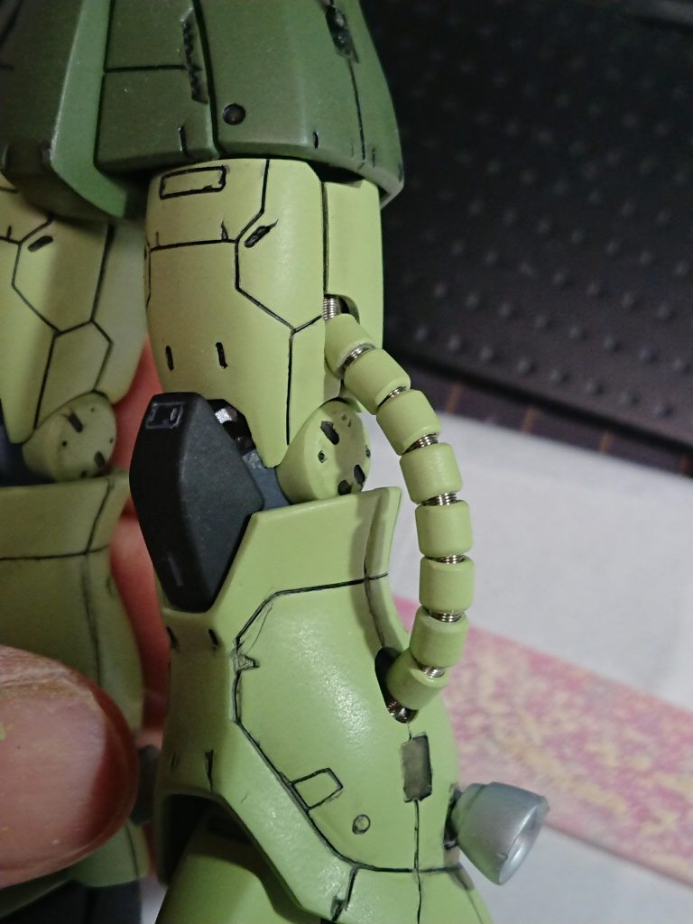 「脚回りは頑丈にパイピングできましたので、蹴りはガンガン使ってますください。」(フォース戦前の説明より)