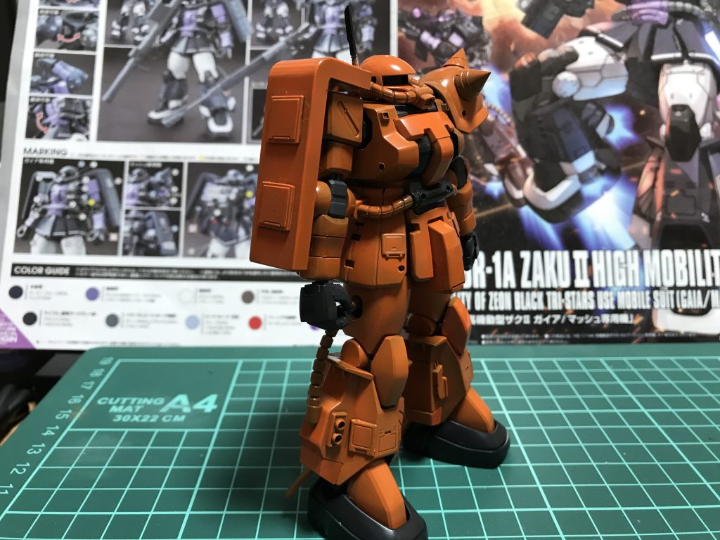 基本塗装完了後。