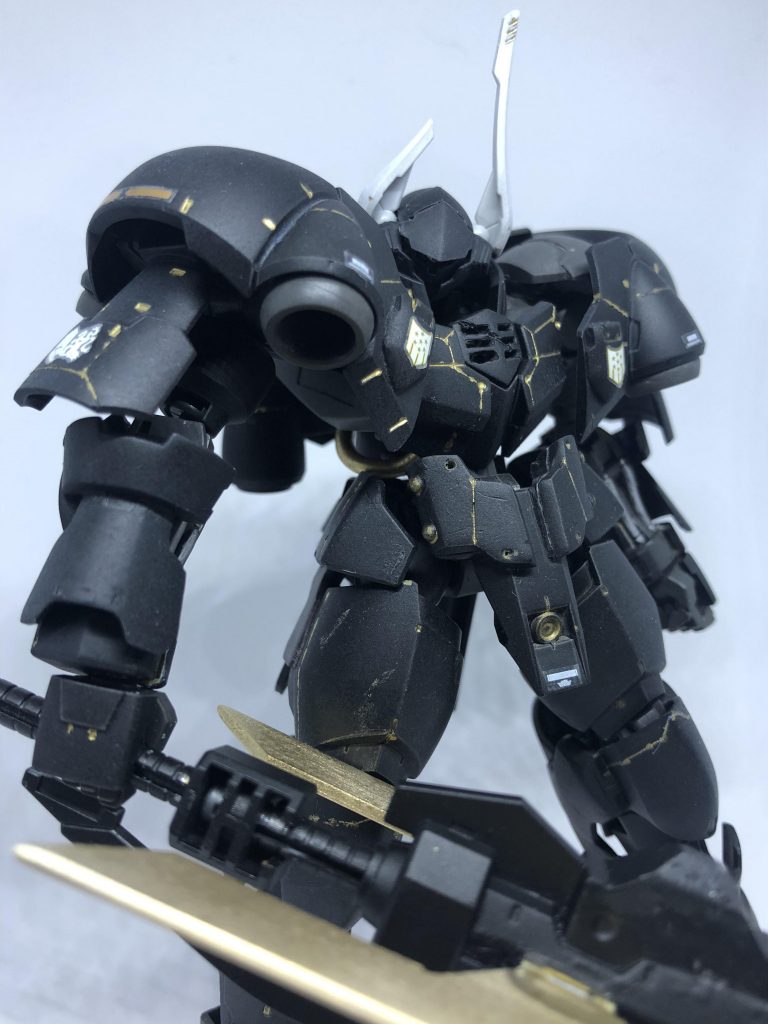 アップで撮影。よく見ると七星勲章？のデカールが貼ってあります。