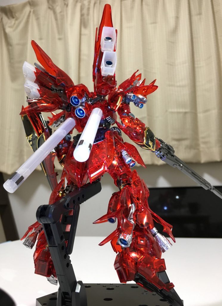 バーニア内部にはクリアブルーを吹きアクセントを加えました。