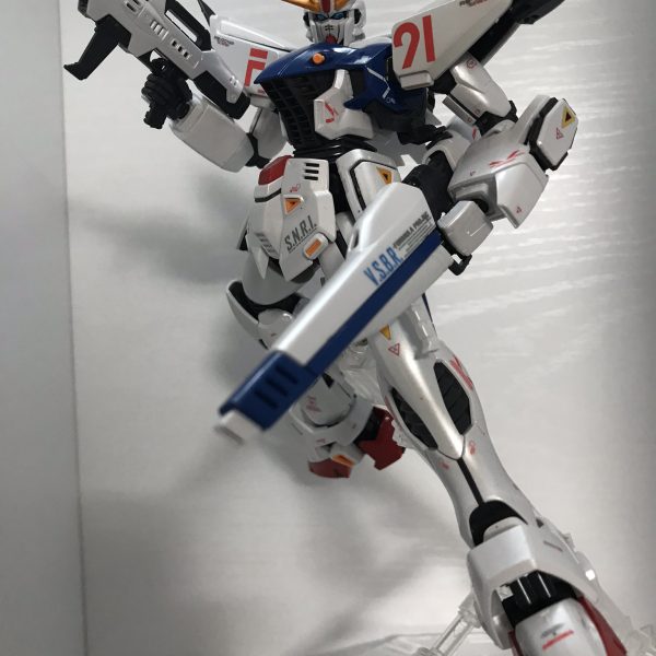 MG ガンダムF91 ver.2.0 パール塗装とオリジナルデカール仕上げ