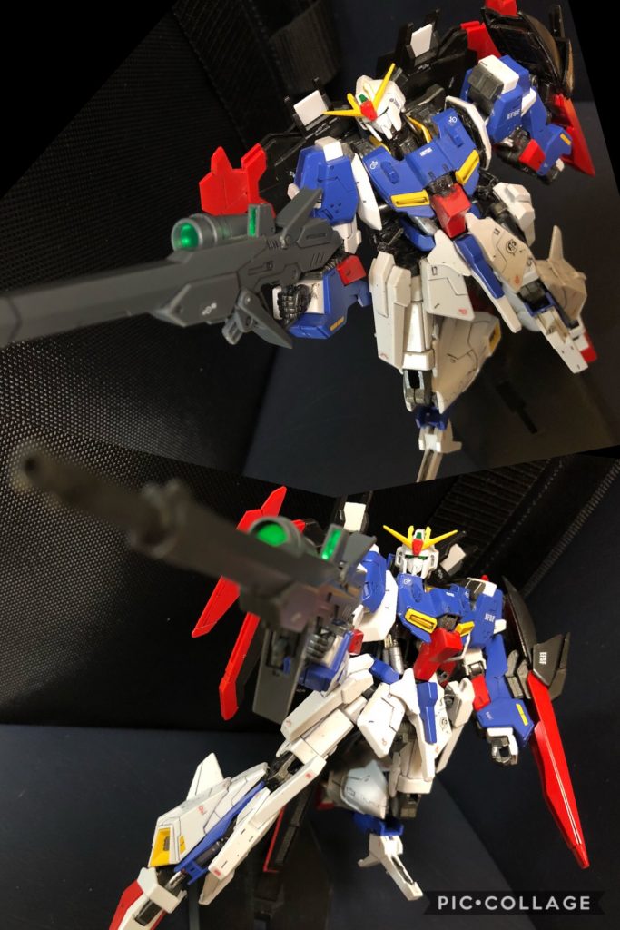 かつて、差し替え変形として、ウェブライダーへの可変は実現してはいたが、一度各パーツを分解し、ジョイントパーツを用いた上での可変であり、しかも保持力が脆弱で可変機構としてはお粗末だったと言える。
その為、今回の課題は、
①差し替え無しでの変形
②変形前及び変形後の形状保持
③MS形態時に外見のバランスを崩さない
という難題であった。