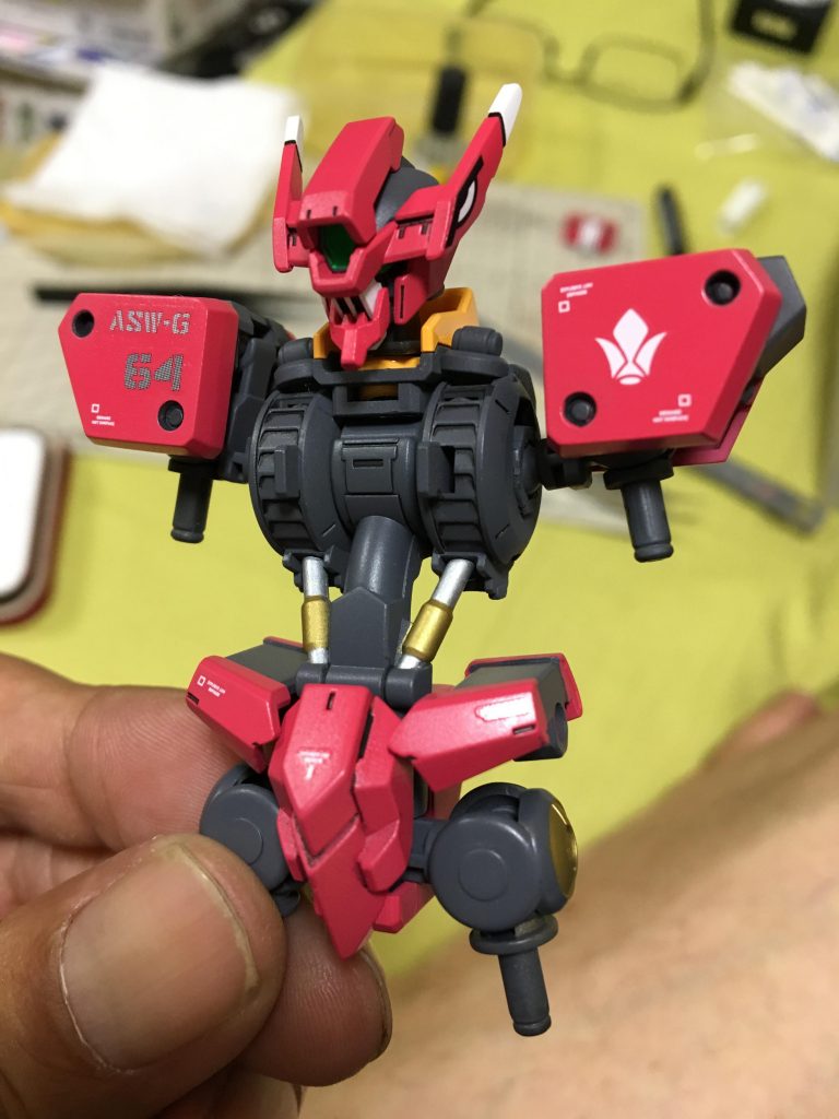 テンションが続かないので、思わず組んでしまったところ。