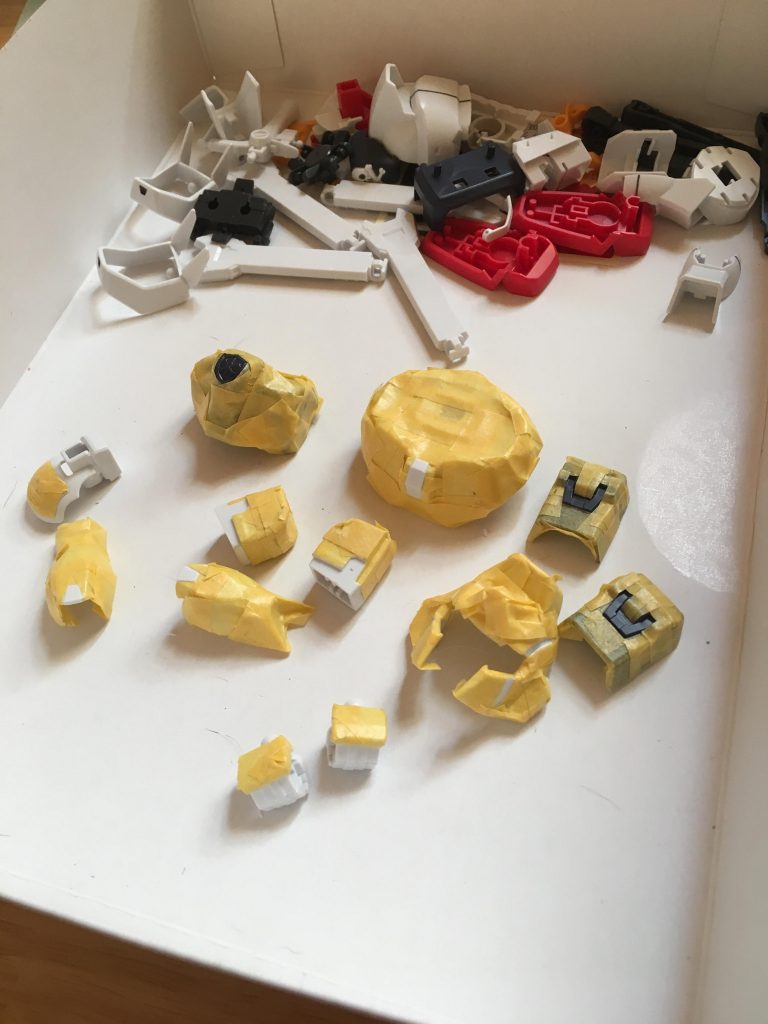 これでマスキング地獄とか言ってるとガンプラビルダーに怒られる