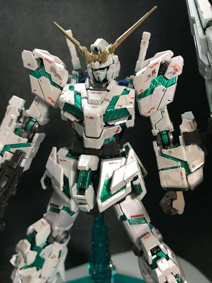 RG ユニコーンガンダム バンデシネver. 覚醒・パール塗装｜モルガナ