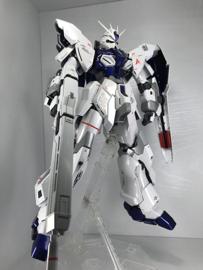MG シナンジュ・スタイン オリジナル仕様、パール、偏光塗装(アムロ専用機風)–3枚目/制作者:モルガナ