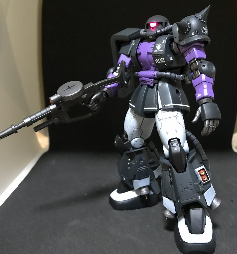 マシンガン装備。スコープはクリアパーツ化。