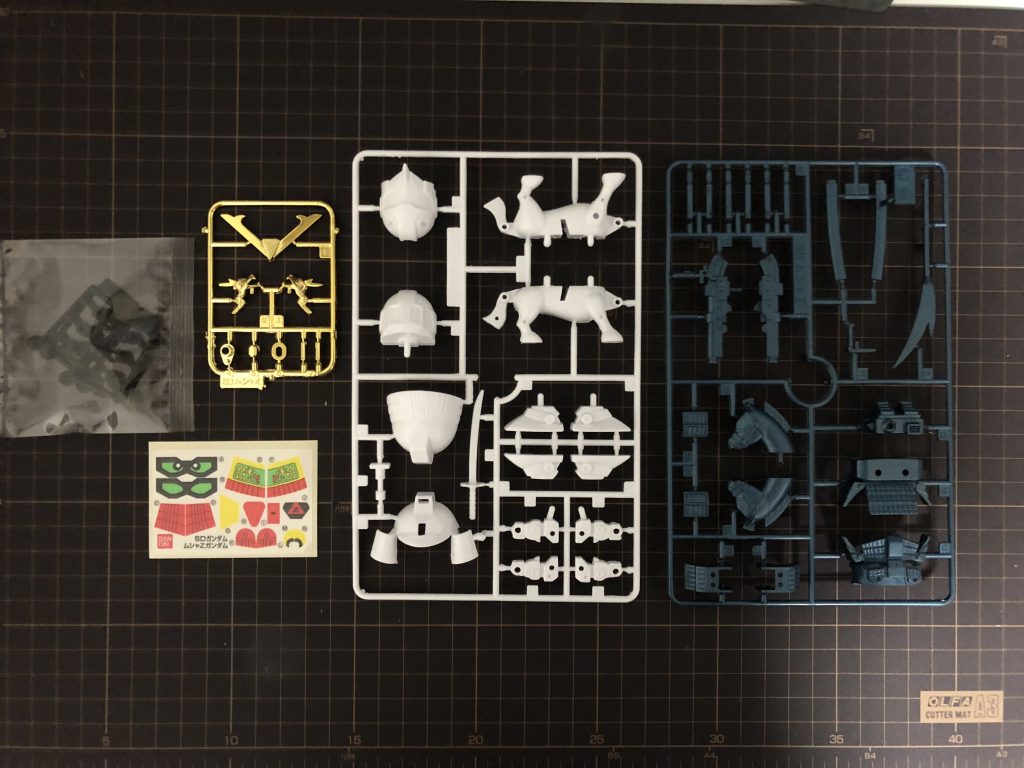 製作前のランナーです