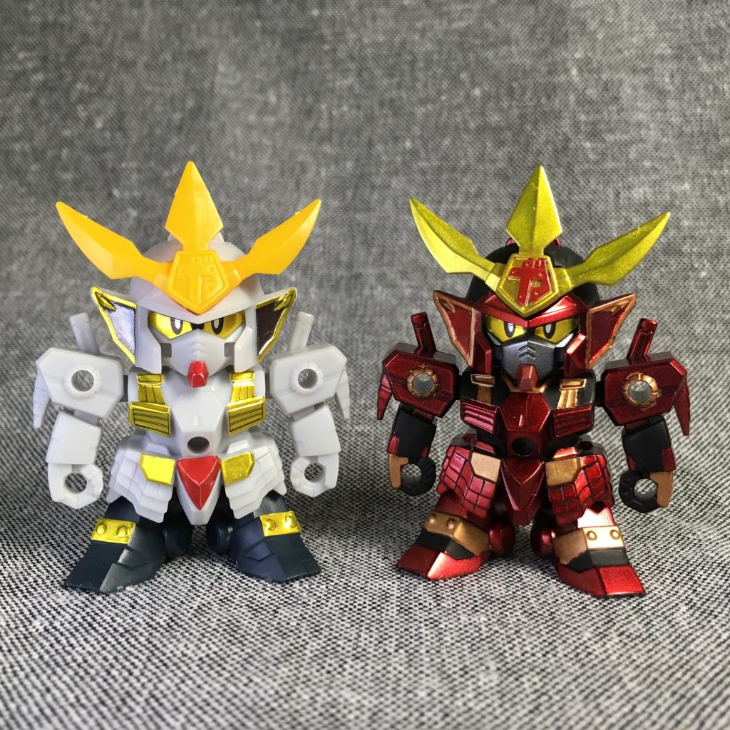 素組みとの比較です。