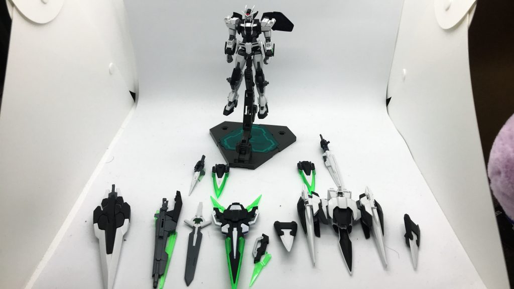 ダブルオーダイバーに付いてたソードとオーライザー一式です。