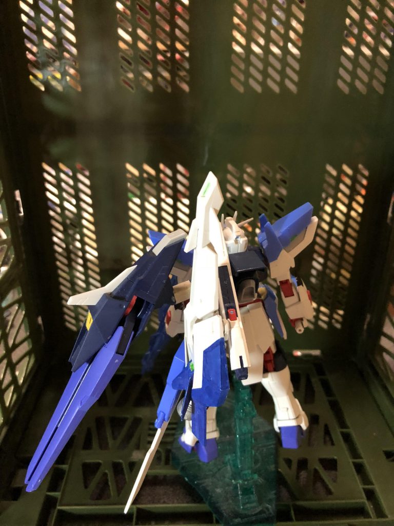 ウェポンバインダー接続部延長とレヴ接続部の改造途中