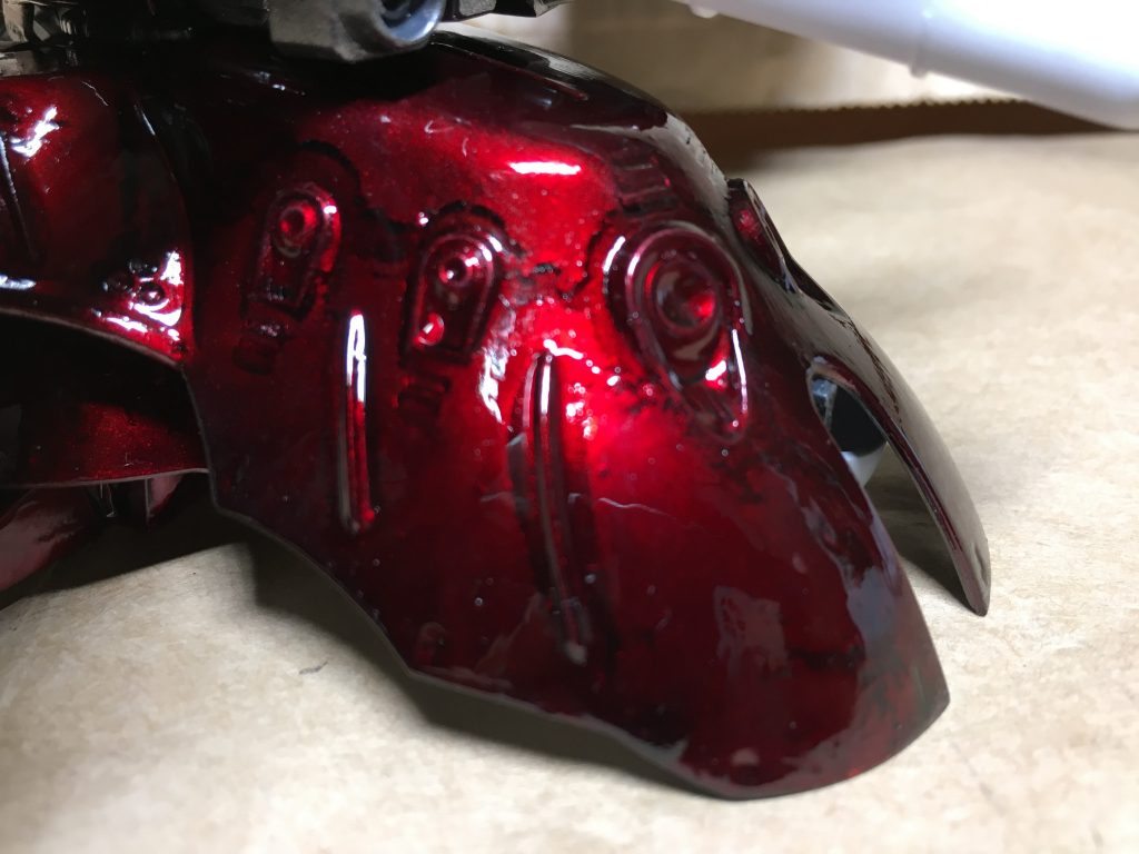 割れ塗装による独特な塗装面がお分かり頂けるでしょうか？