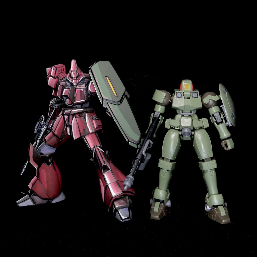 ガルバルディβ イラスト風模型–5枚目/制作者：ソネ