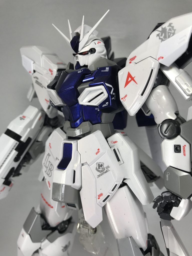 MG シナンジュ・スタイン オリジナル仕様、パール、偏光塗装(アムロ専用機風)–4枚目/制作者:モルガナ