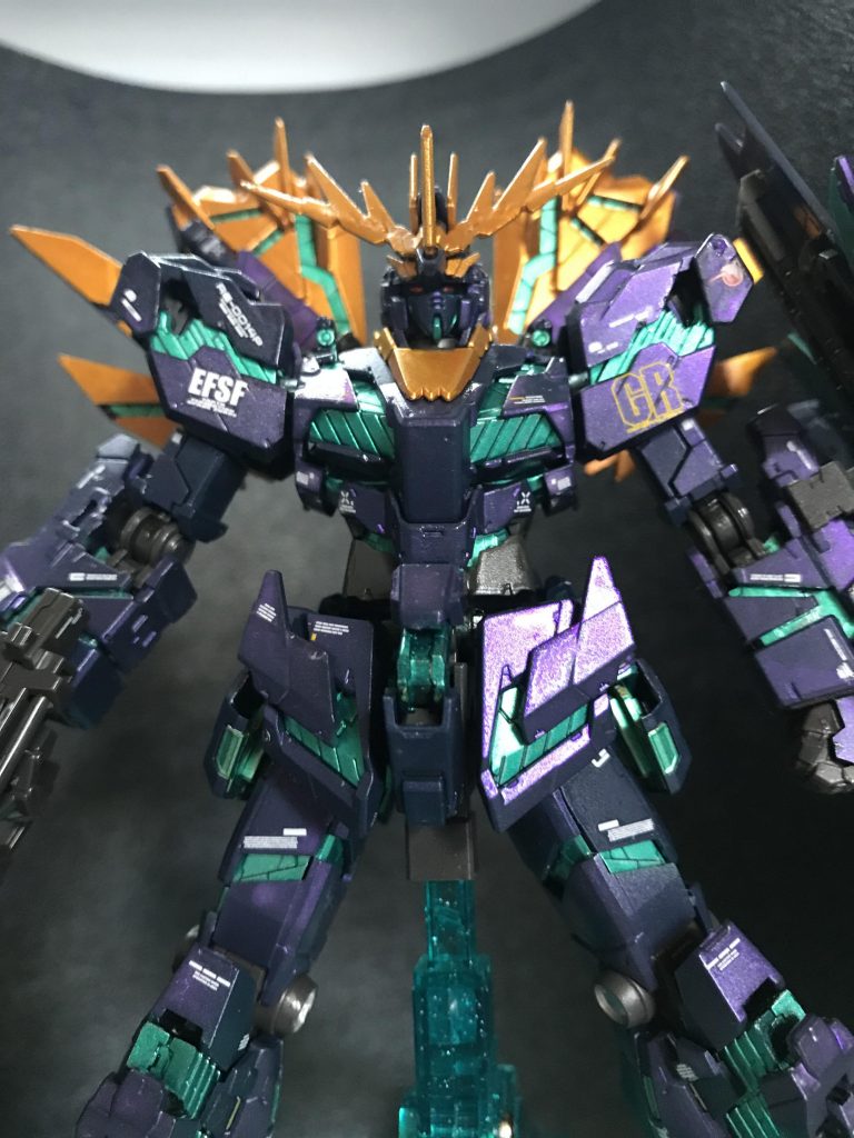 RG バンシィノルン 覚醒&パール、メタリックカラーリング–4枚目/制作者:モルガナ