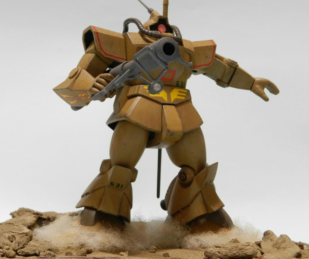 ボックスアートをイメージしたジオラマも制作してみました。あくまでもイメージですよd(^-^)