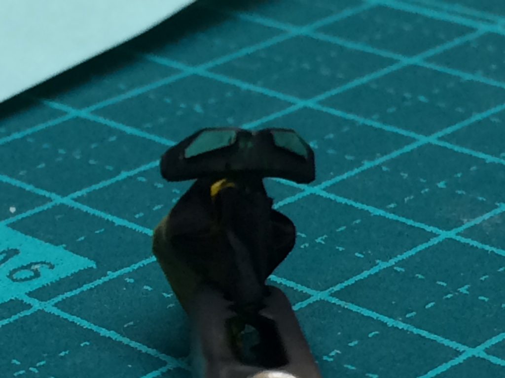 クマドリ塗装。
めちゃくちゃ小さくて凄いてこずりました。