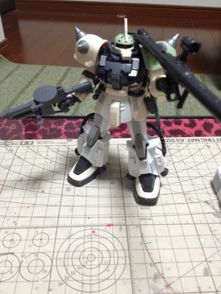 各部ディティールアップ、塗装前。